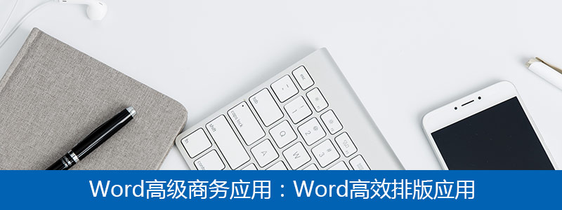 Word高級商務(wù)應(yīng)用：Word高效排版應(yīng)用